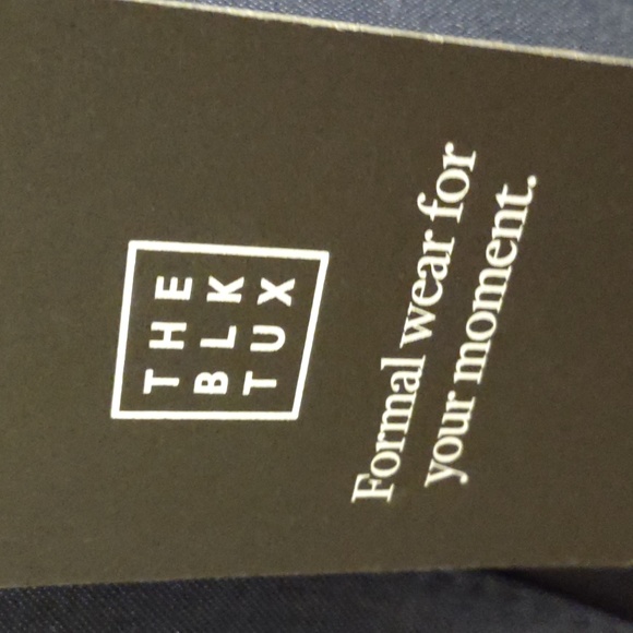 The Black Tux | Blue Suit Merino Wool Size 34R - Picture 4 of 8